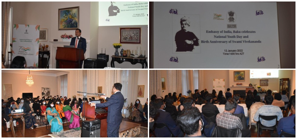 #NationalYouthDay and Birth anniversary of #SwamiVivekananda was celebrated at India House on